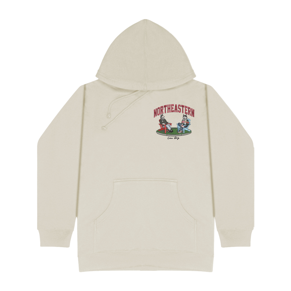 
                      
                        Northeastern Lawn Embroidered Hoodie
                      
                    