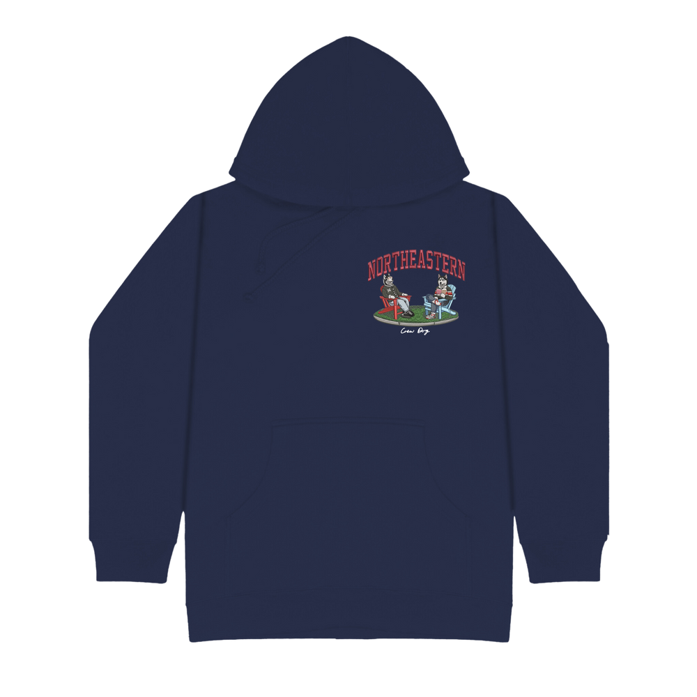 
                      
                        Northeastern Lawn Embroidered Hoodie
                      
                    