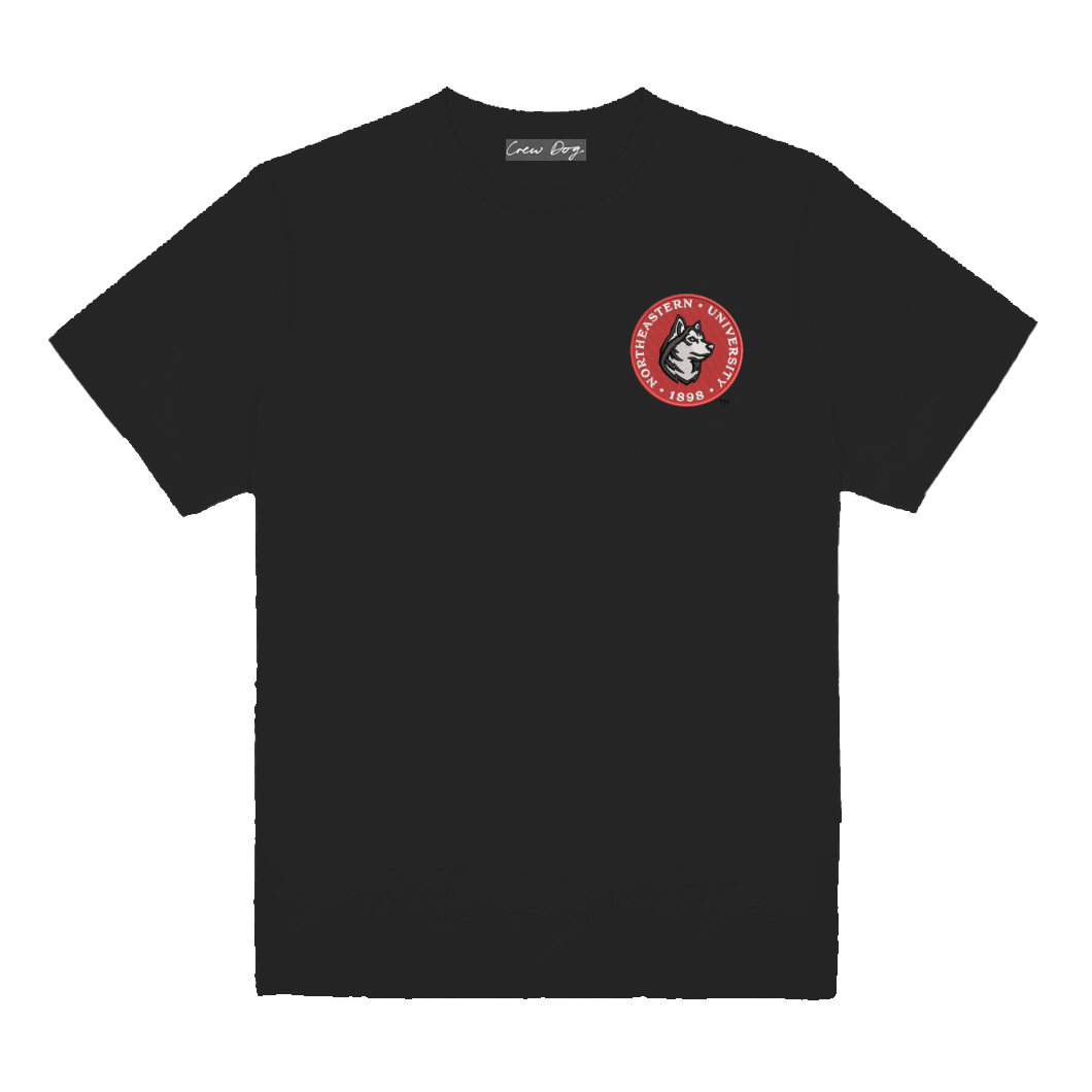 Northeastern Husky Red Seal Tee