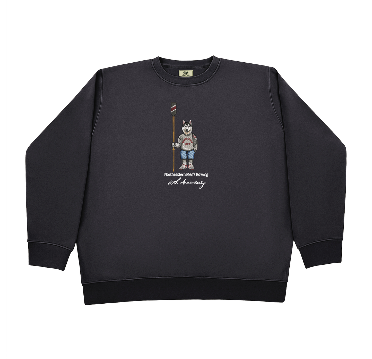 Northeastern Men's Rowing Embroidered Crewneck