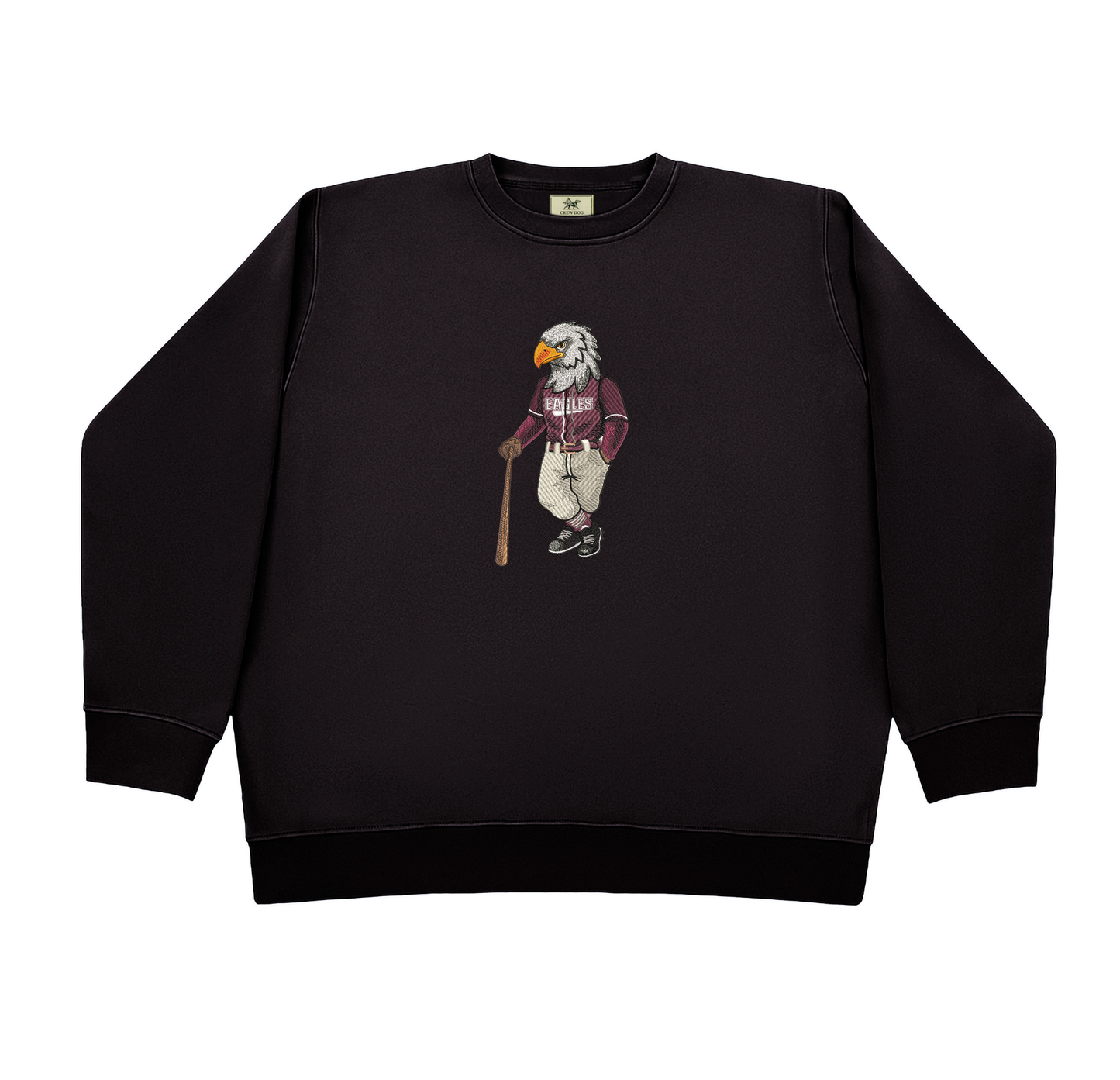 Boston College Baseball Embroidered Crewneck