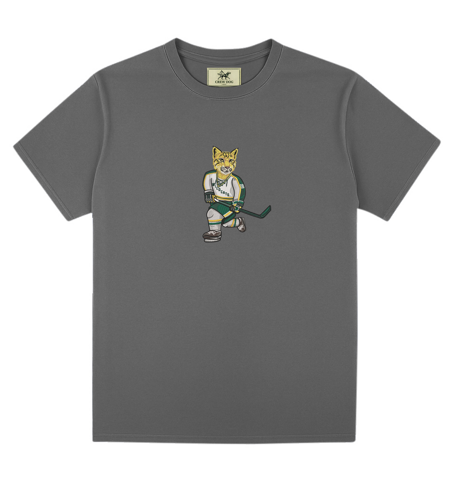 NMU Hockey Embroidered Tee