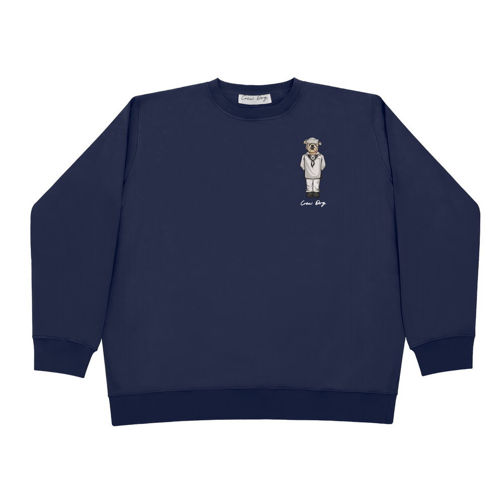 
                      
                        Navy Dixie Cup Embroidered Crewneck
                      
                    