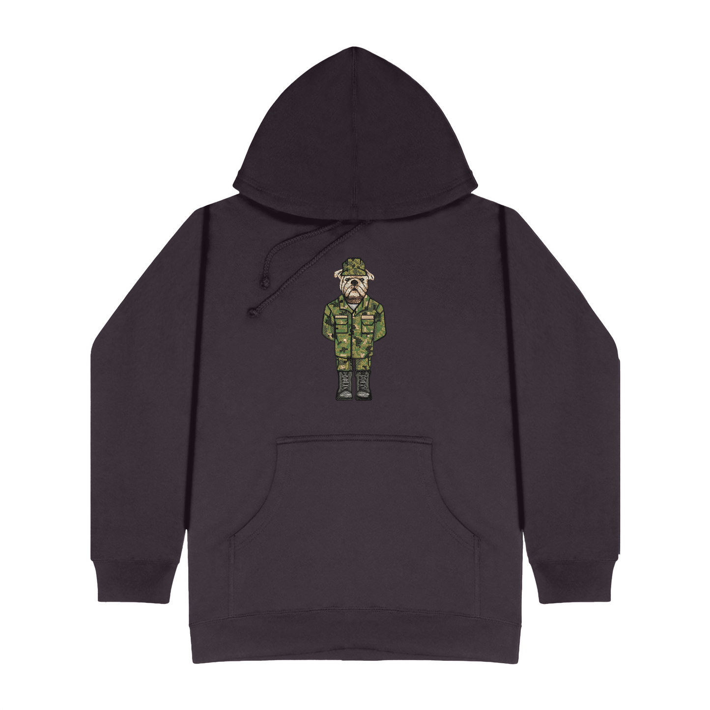 Navy Working Uniform Embroidered Hoodie