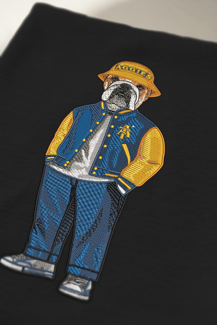 NC A&T Varsity Jacket Tee