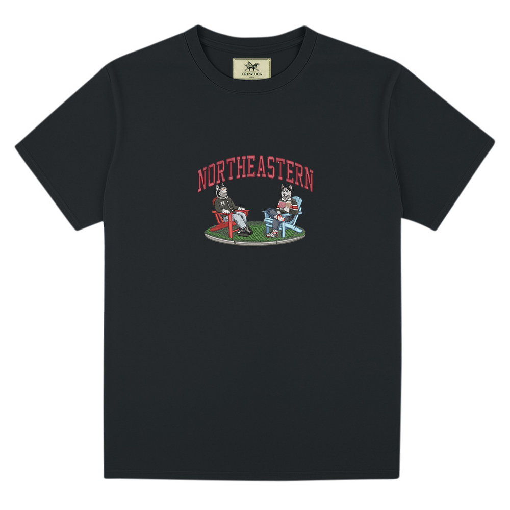 Northeastern Lawn Embroidered Tee