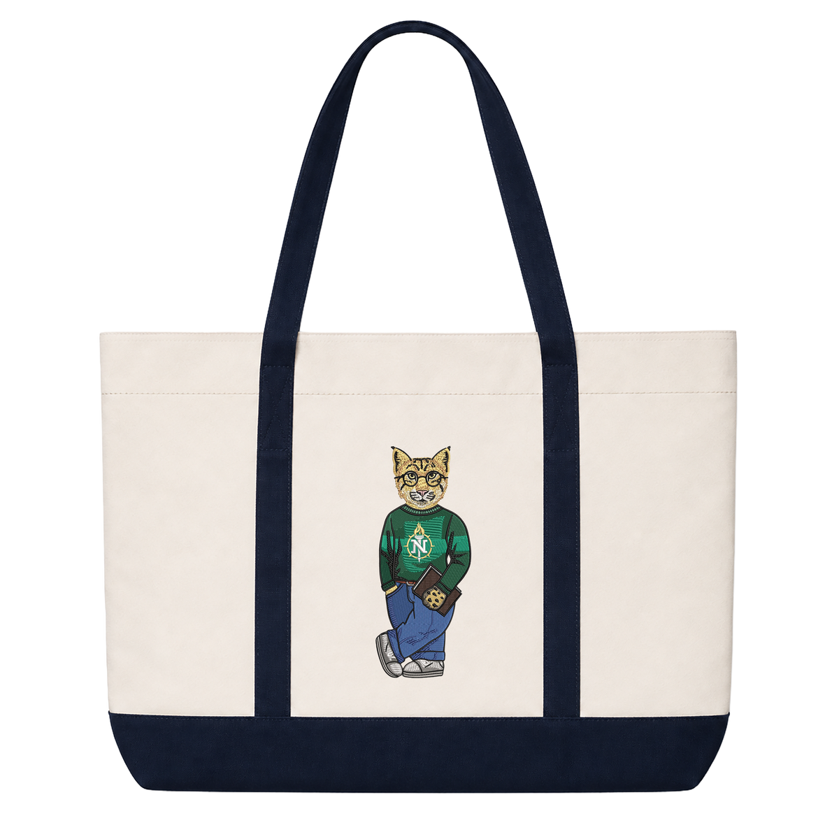 NMU Original Embroidered Tote Bag