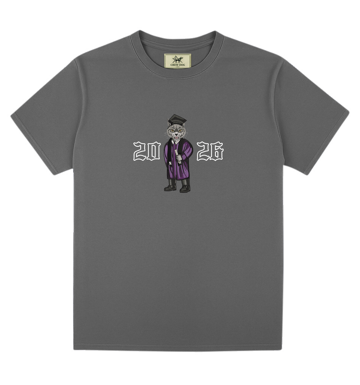 Northwestern Graduation 2026 Embroidered Tee