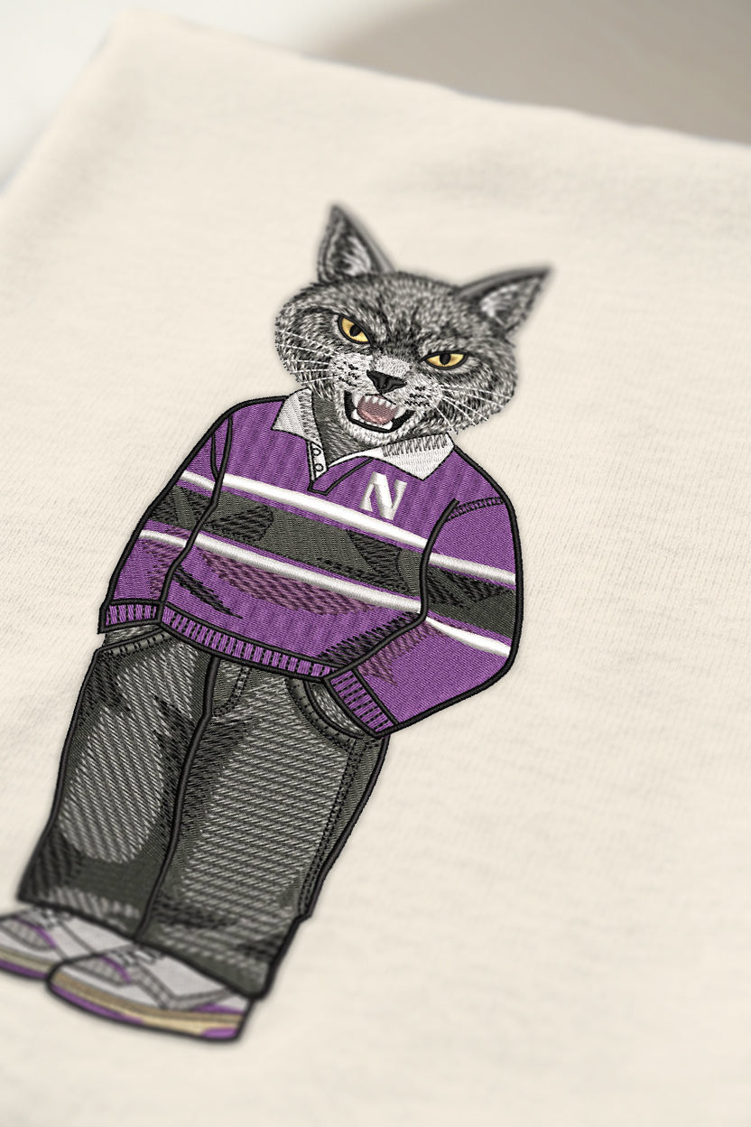 Northwestern Original Embroidered Crewneck