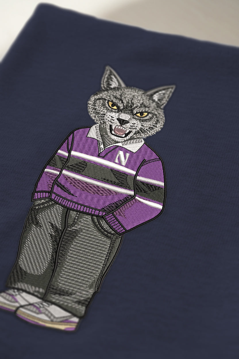 Northwestern Original Embroidered Tee