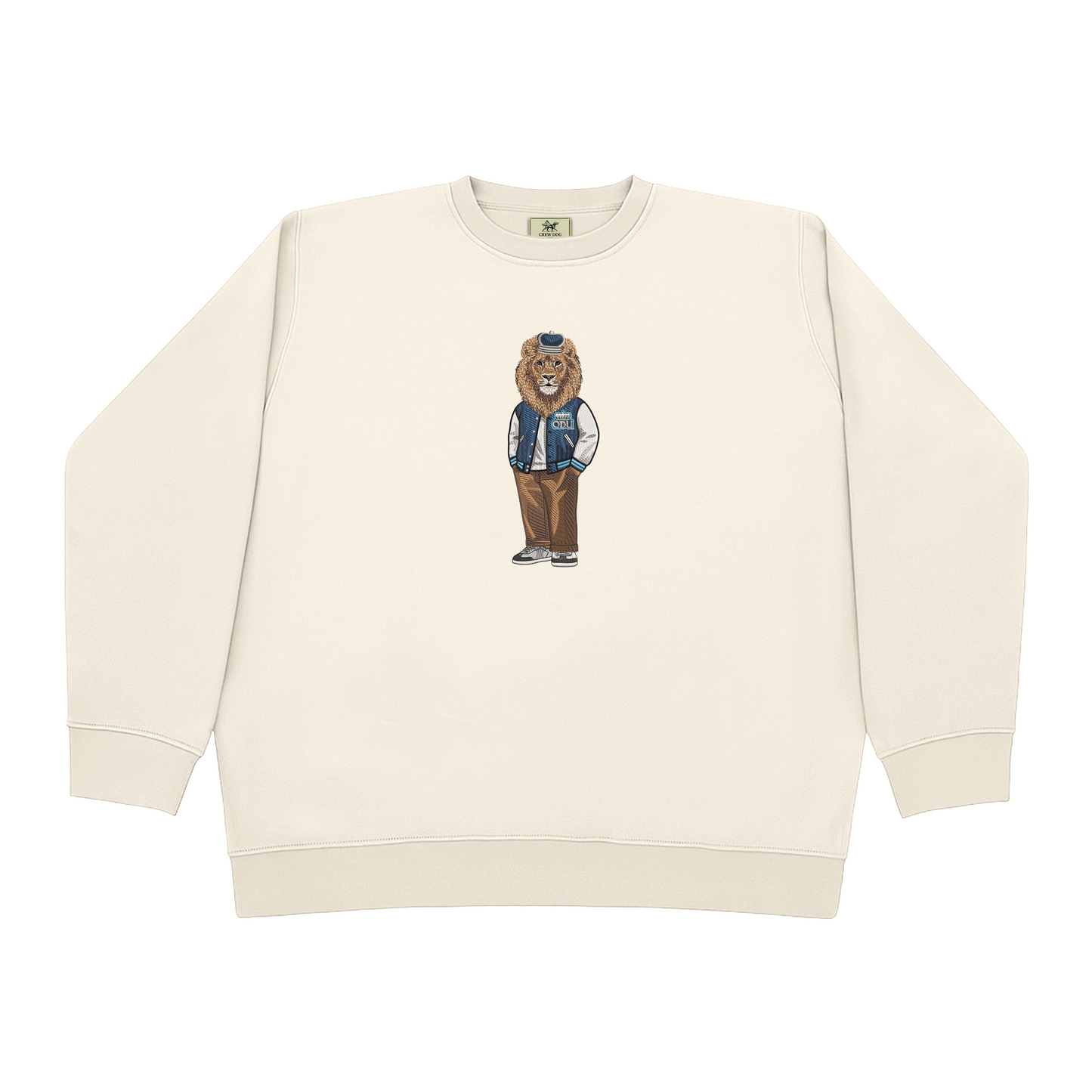 ODU Varsity Jacket Embroidered Crewneck