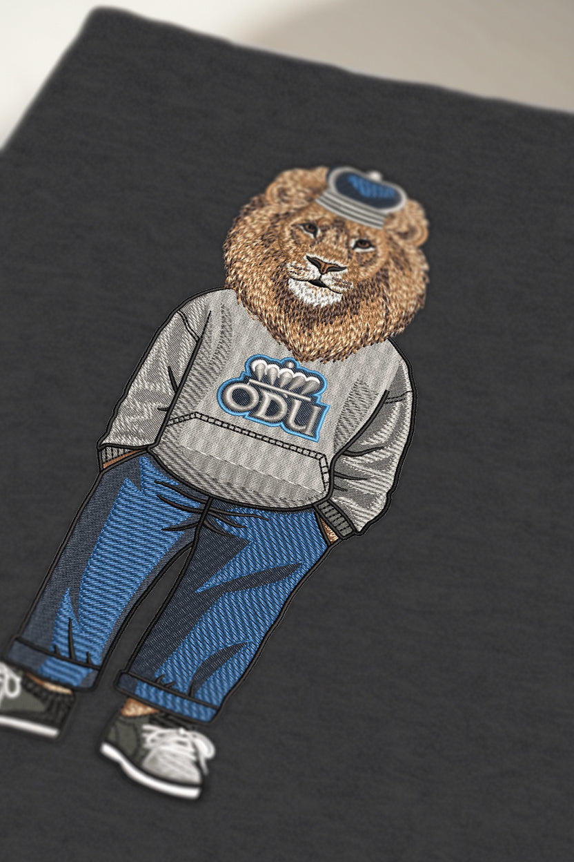 ODU Hoodie Embroidered Crewneck