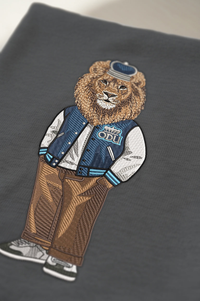 ODU Varsity Jacket Embroidered Tee