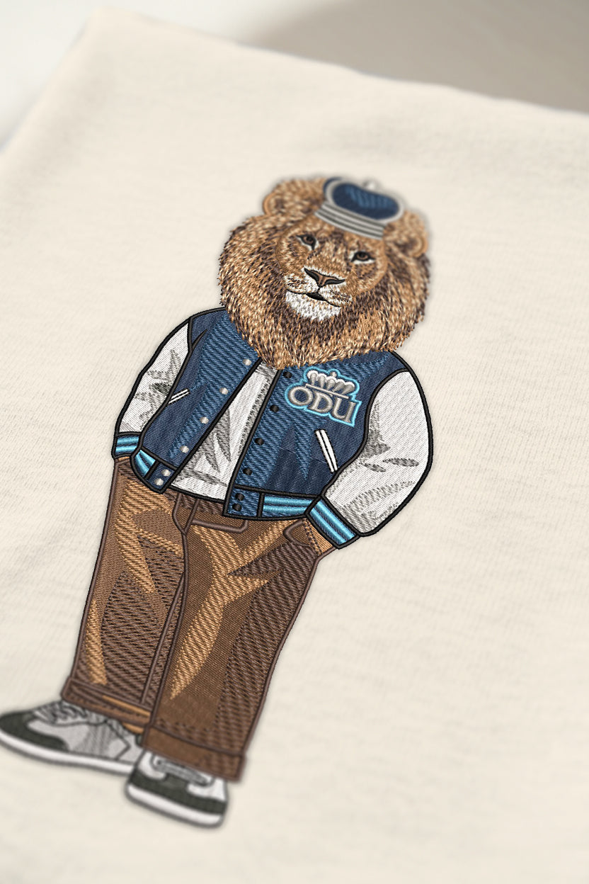 ODU Varsity Jacket Embroidered Crewneck