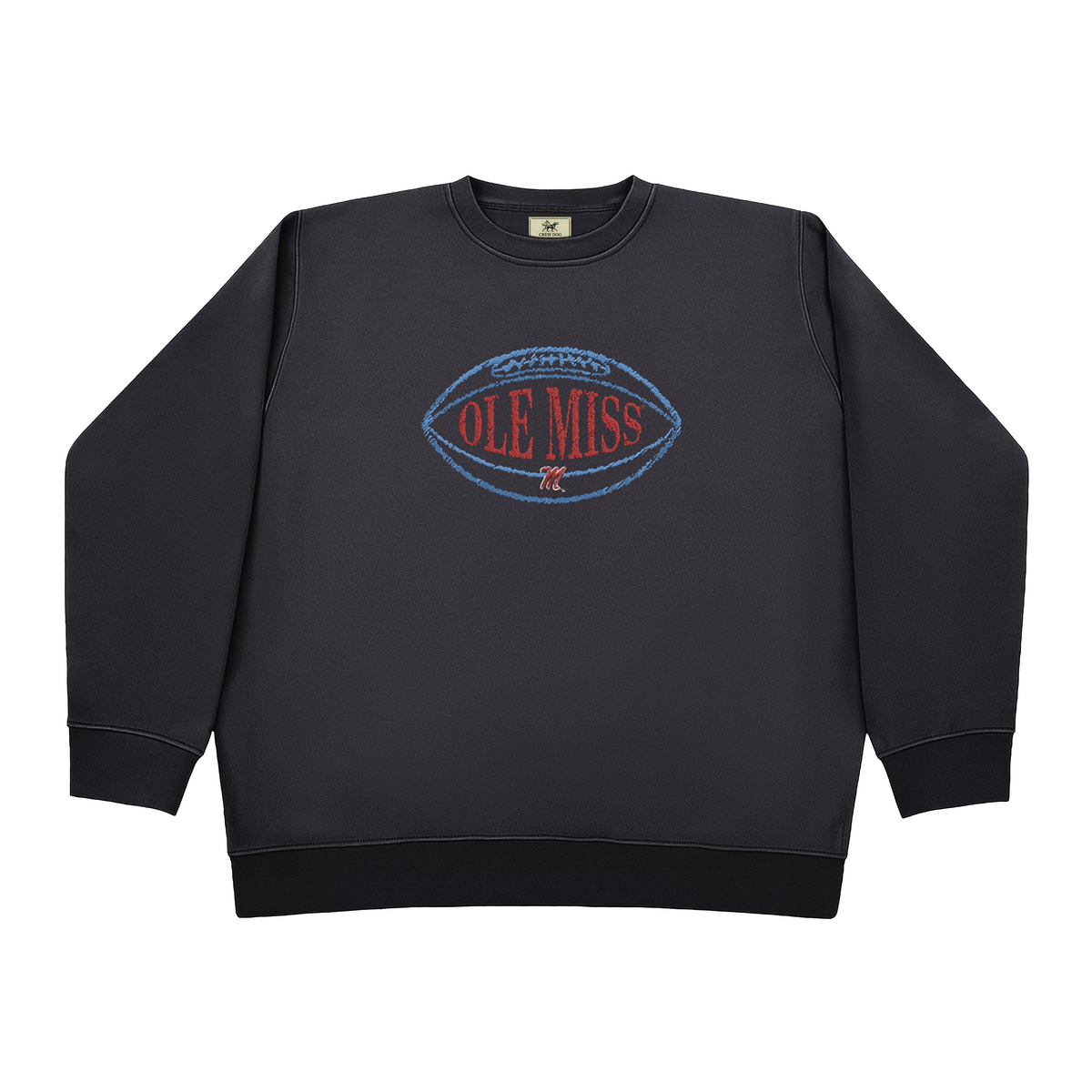 Ole Miss Heritage Embroidered Crewneck