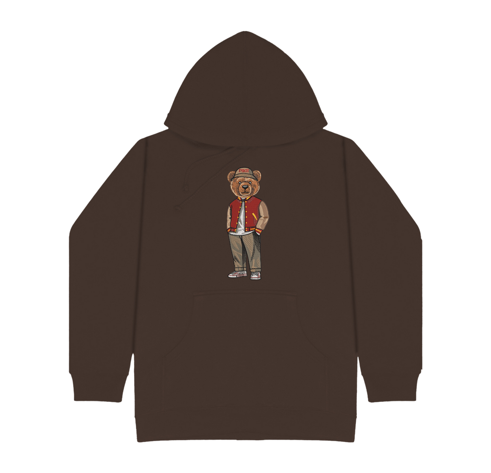 ΠΚΑ Bear Bucket Hat Embroidered Hoodie