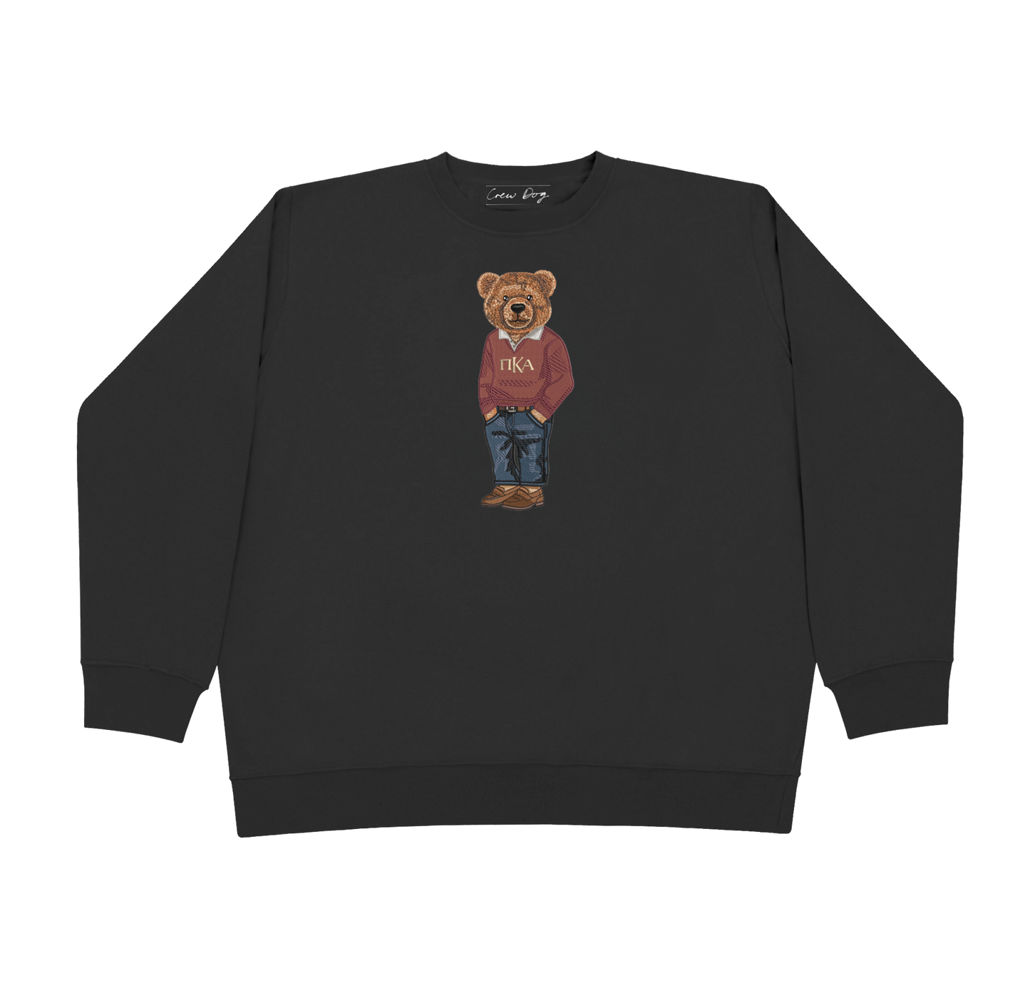 ΠΚΑ Bear Original Embroidered Crewneck