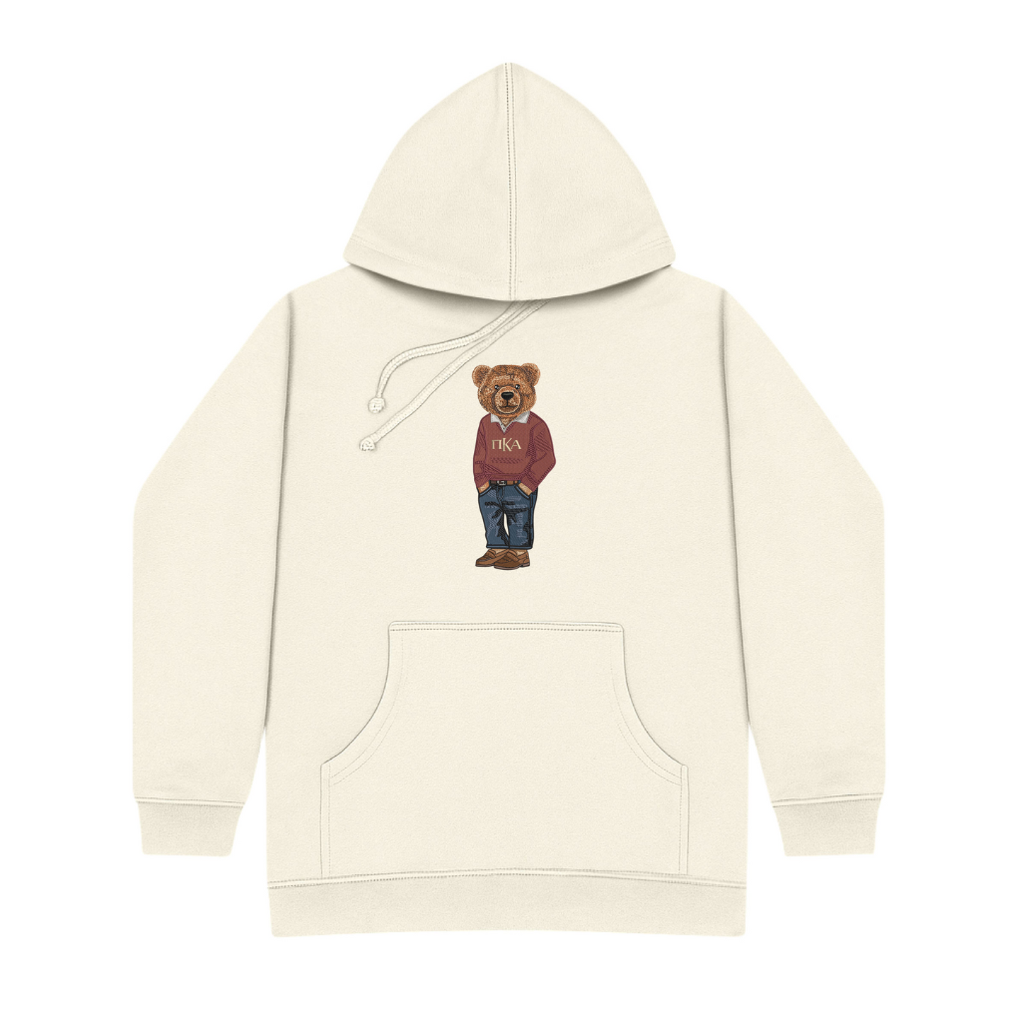 Pi Kappa Alpha Bear Original Embroidered Hoodie