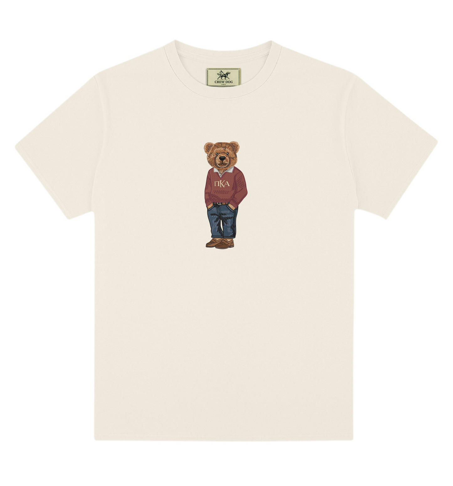Pi Kappa Alpha Bear Original Embroidered Tee