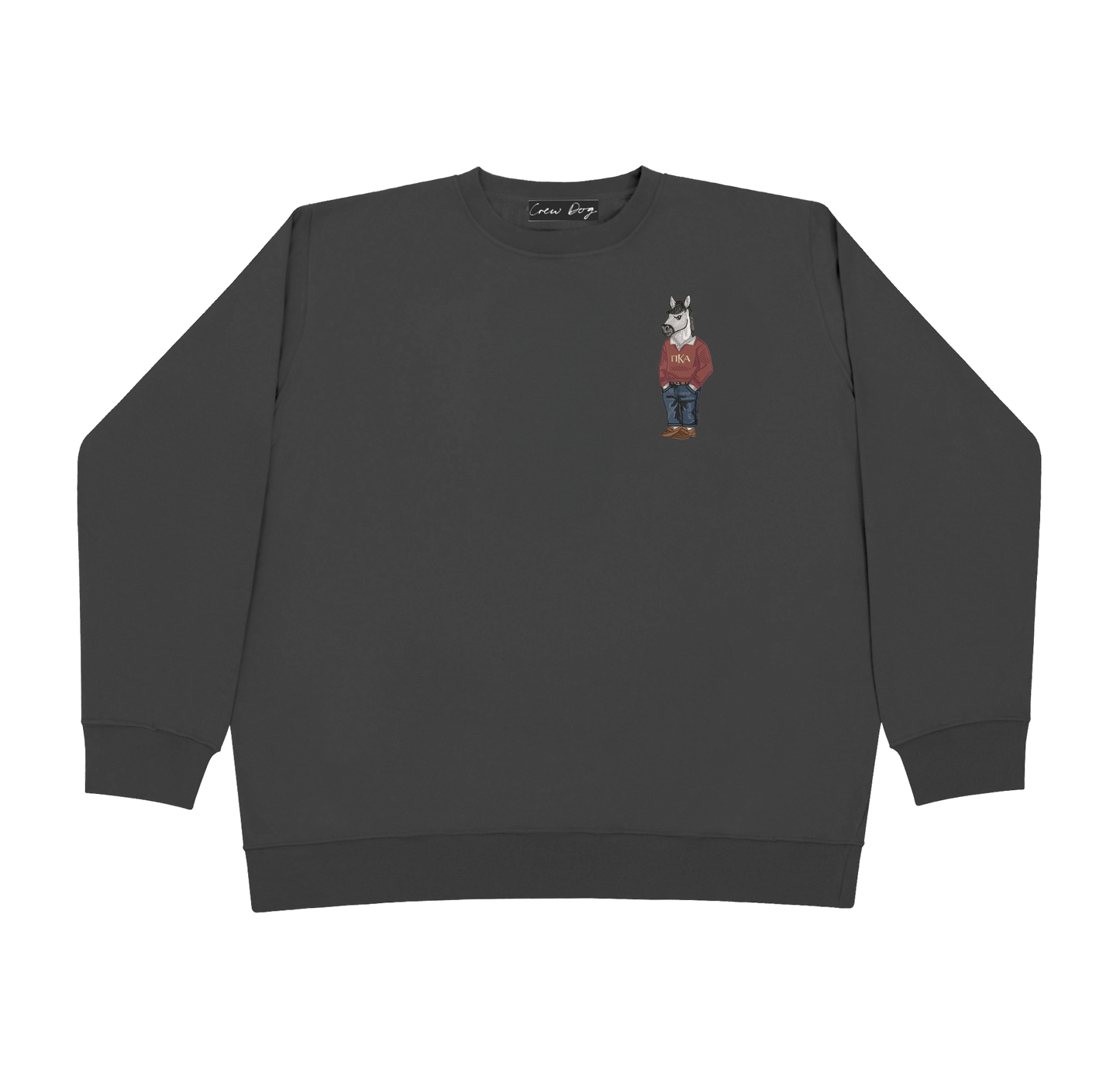 ΠΚΑ Horse Original Embroidered Crewneck