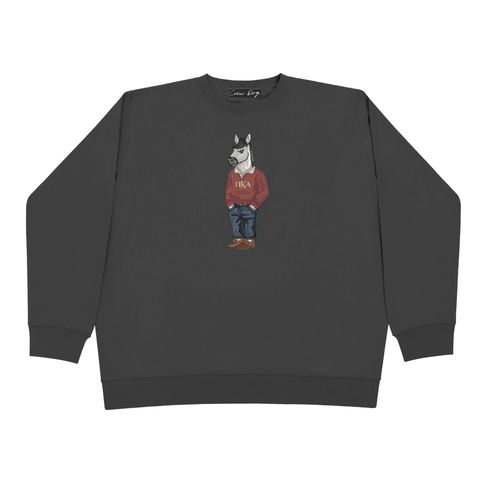 ΠΚΑ Horse Original Embroidered Crewneck