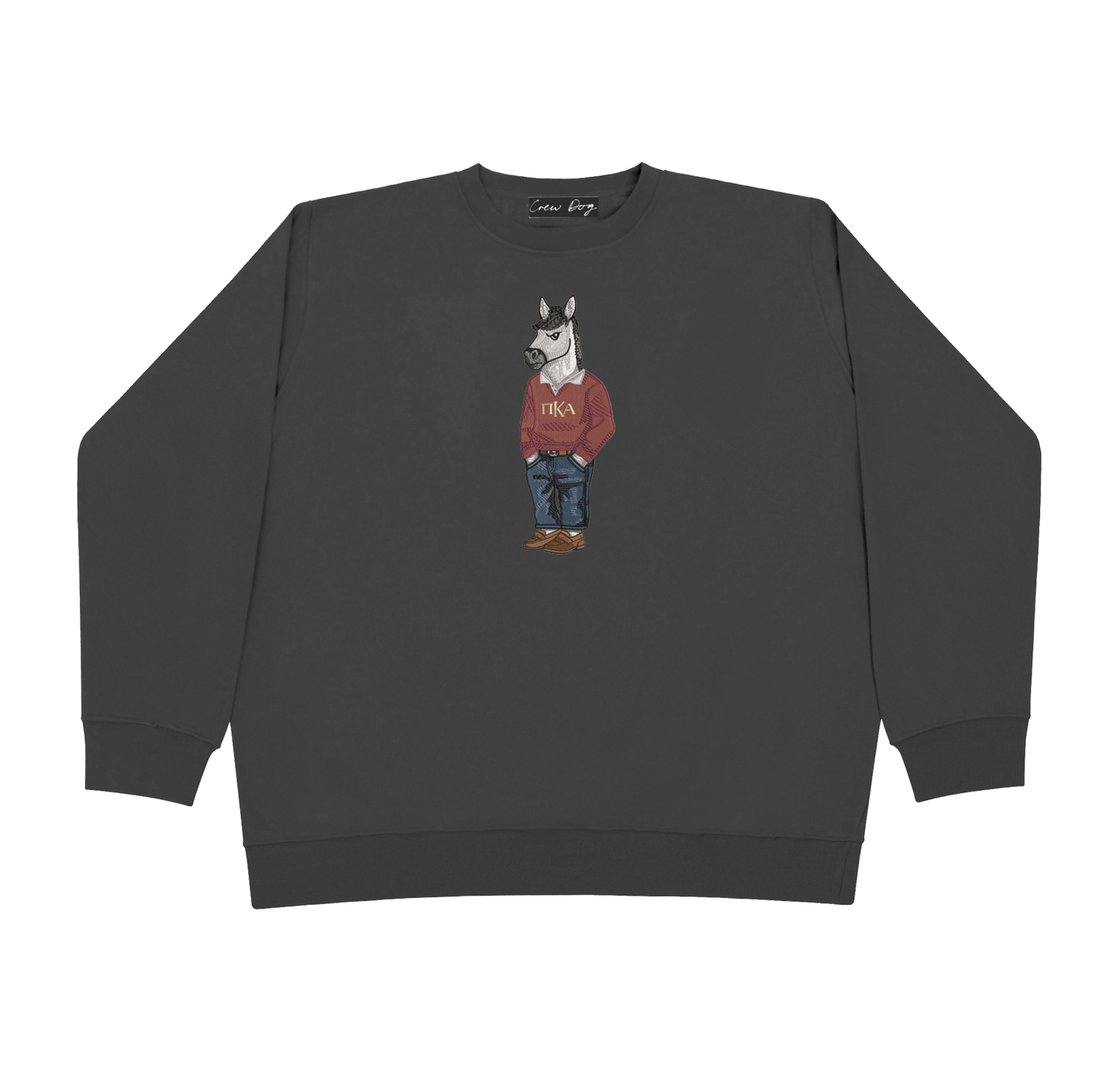 ΠΚΑ Horse Original Embroidered Crewneck