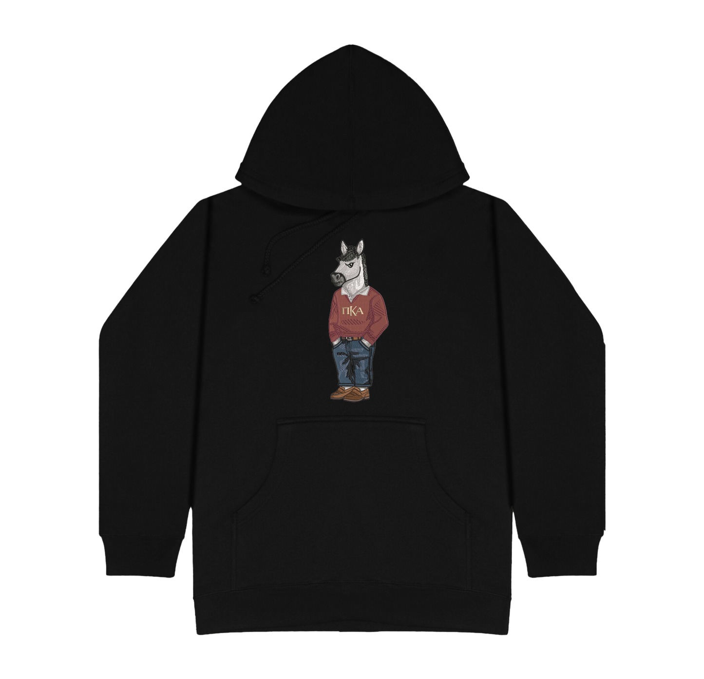 ΠΚΑ Horse Original Embroidered Hoodie