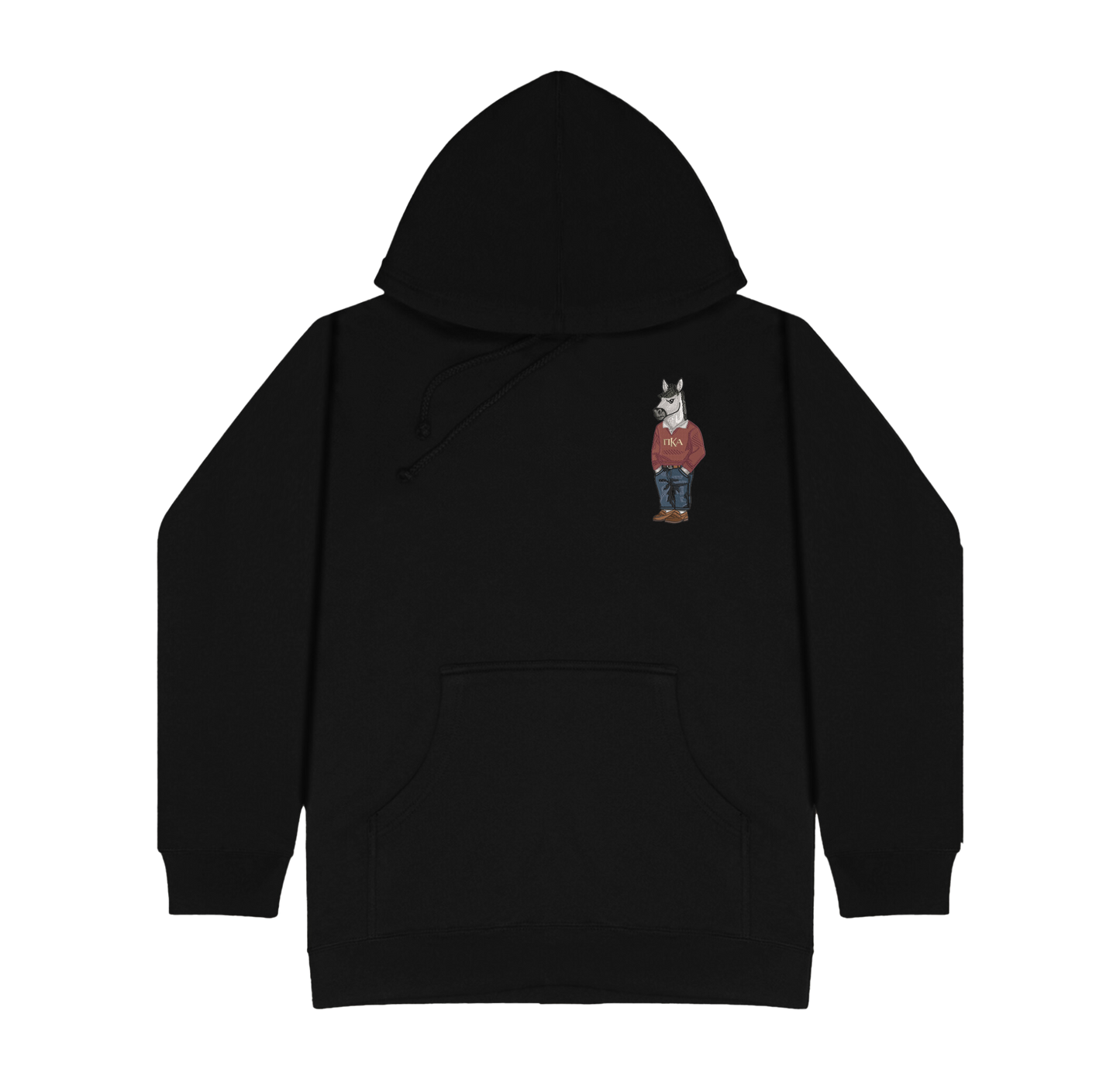 ΠΚΑ Horse Original Embroidered Hoodie