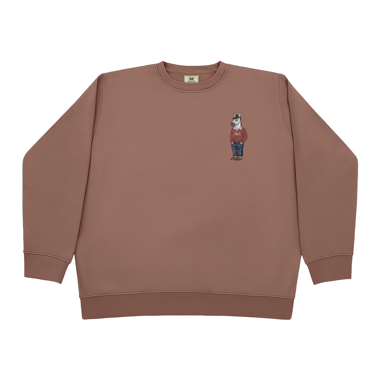 Pi Kappa Alpha Horse Original Embroidered Crewneck