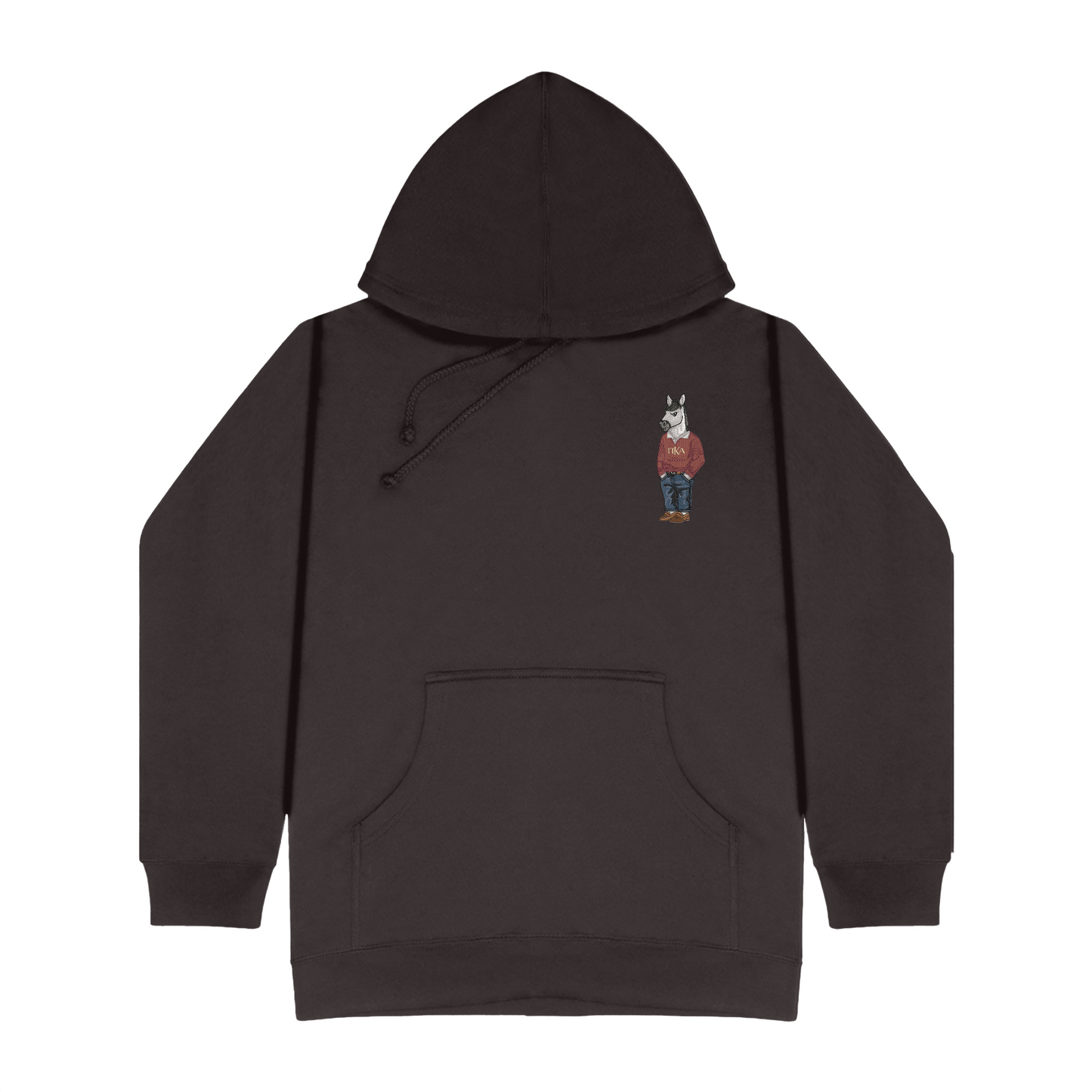 Pi Kappa Alpha Horse Original Embroidered Hoodie