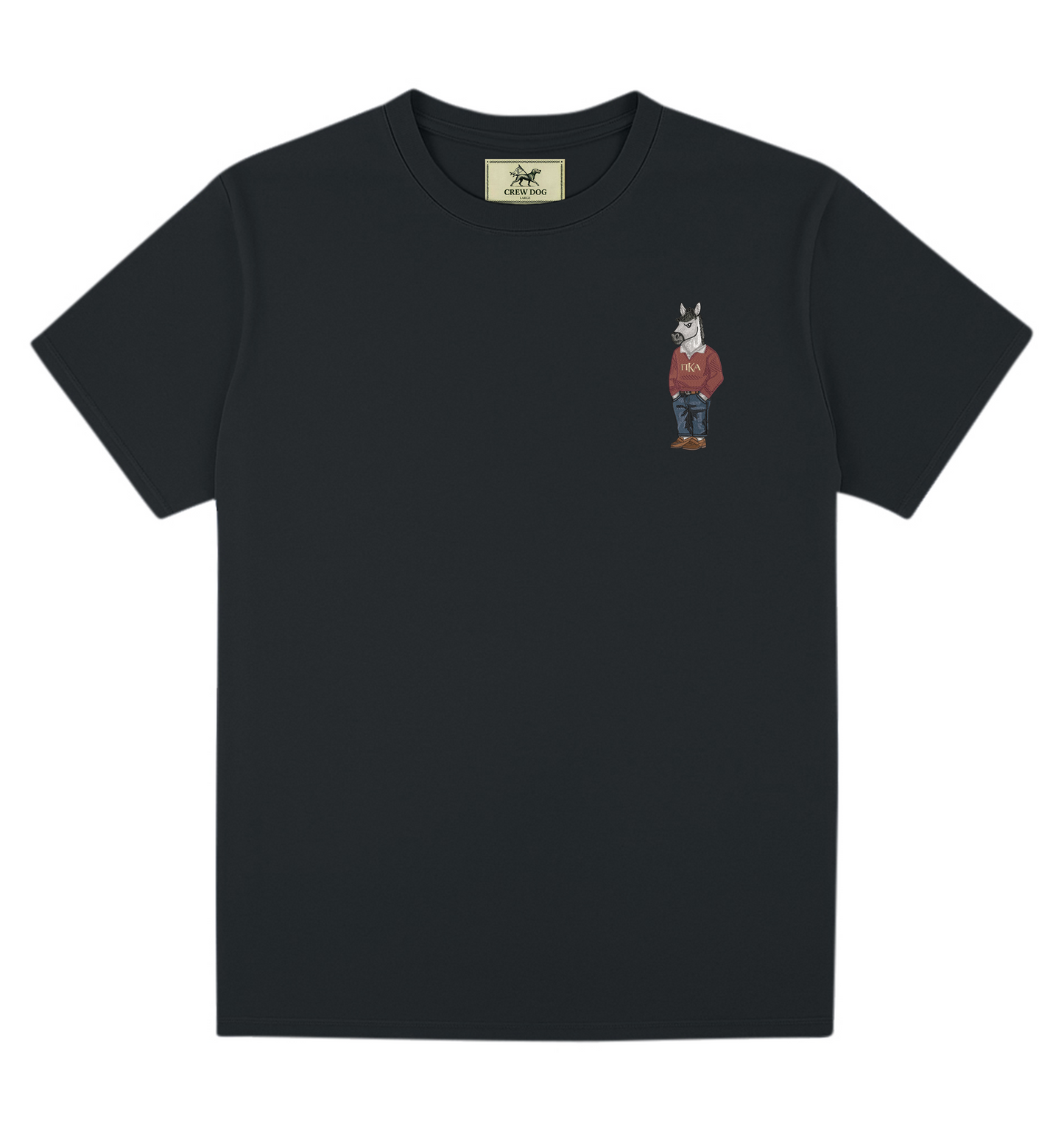 Pi Kappa Alpha Horse Original Embroidered Tee