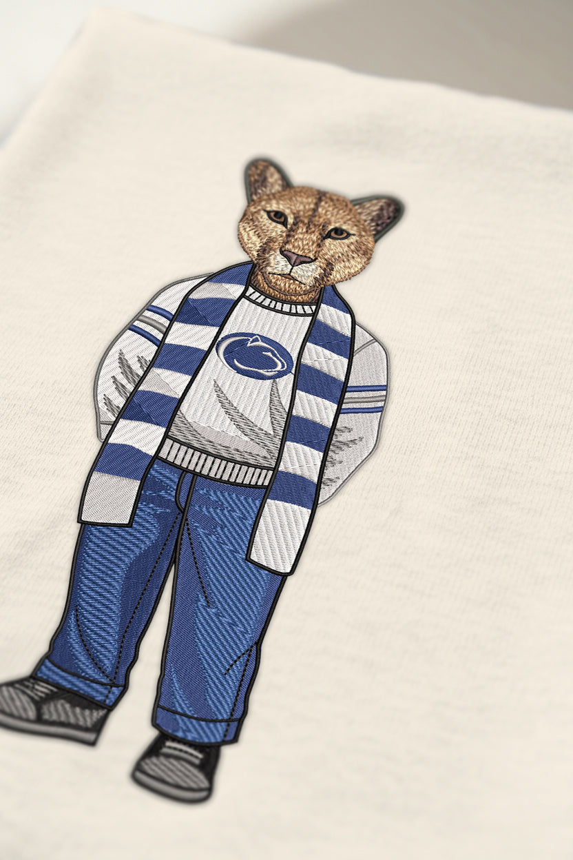Penn State Logo Embroidered Hoodie