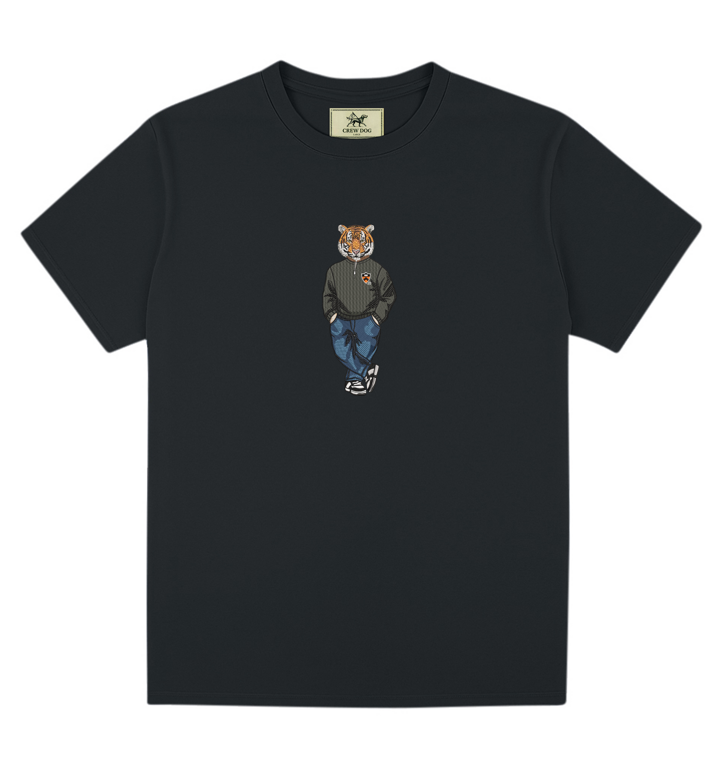 Princeton Q-Zip Embroidered Tee