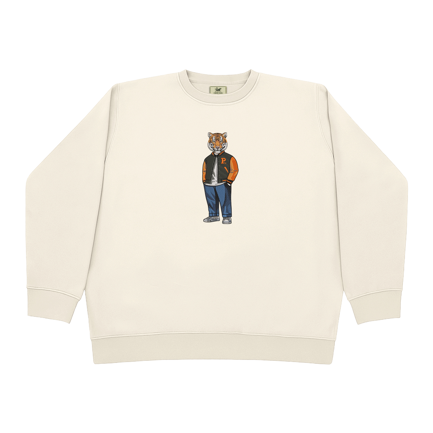 Princeton Varsity Jacket Embroidered Crewneck