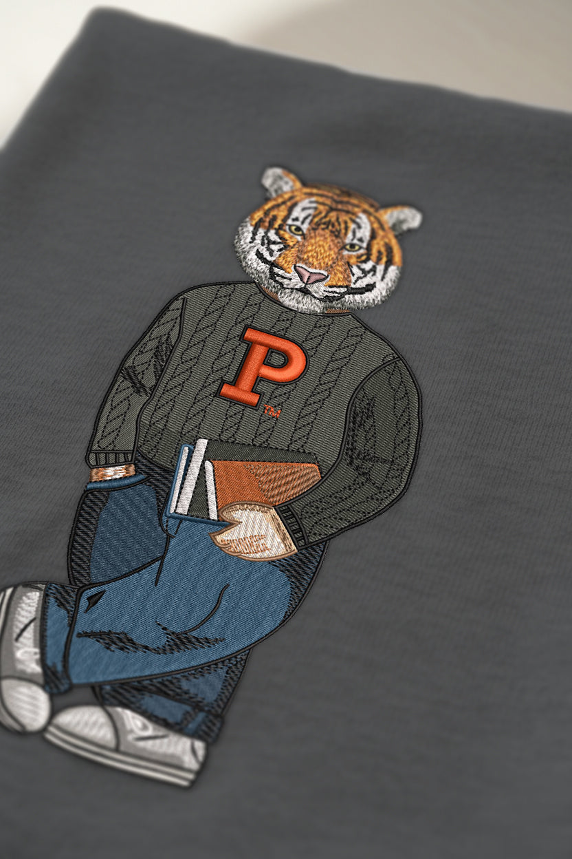 Princeton Books Embroidered Tee