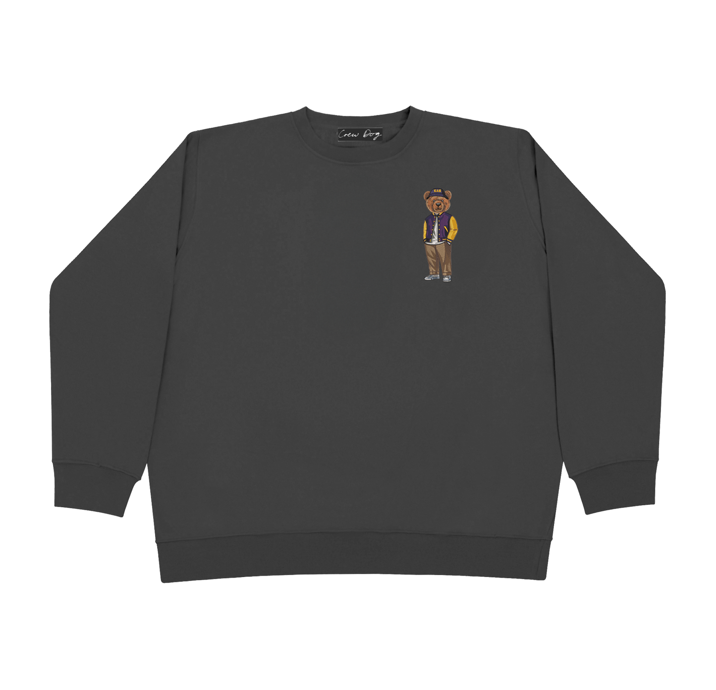 ΣΑΕ Bear Bucket Hat Embroidered Crewneck