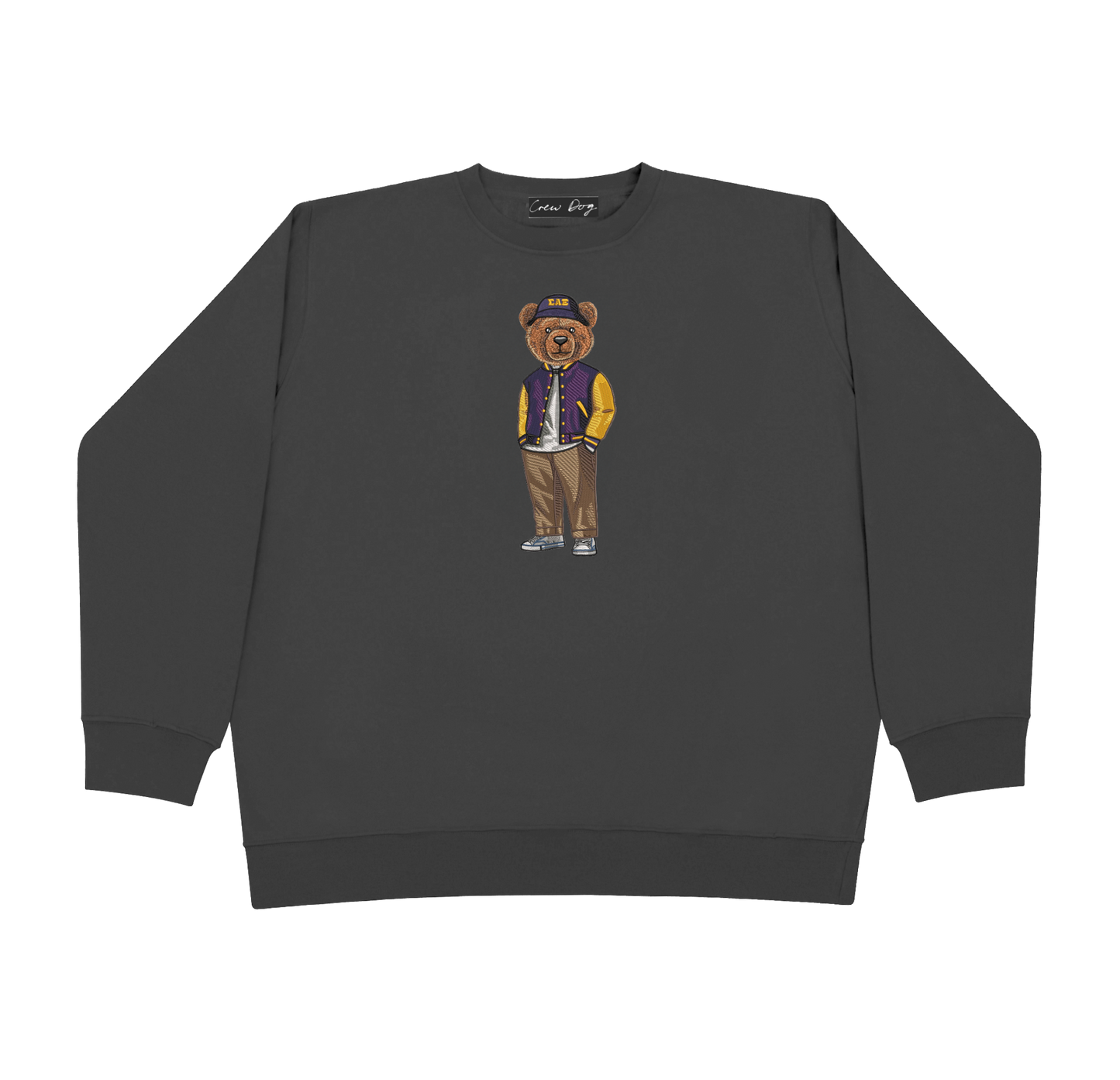ΣΑΕ Bear Bucket Hat Embroidered Crewneck