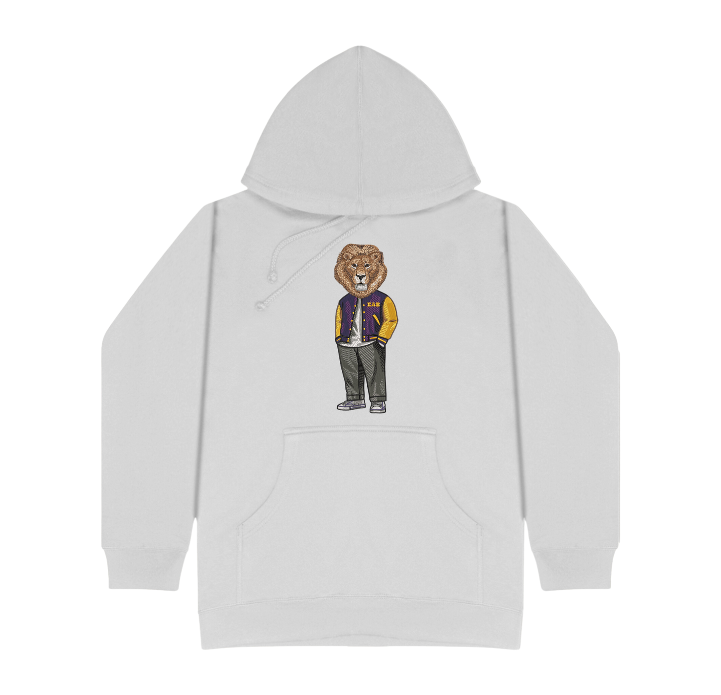 ΣΑΕ Lion Bucket Hat Embroidered Hoodie