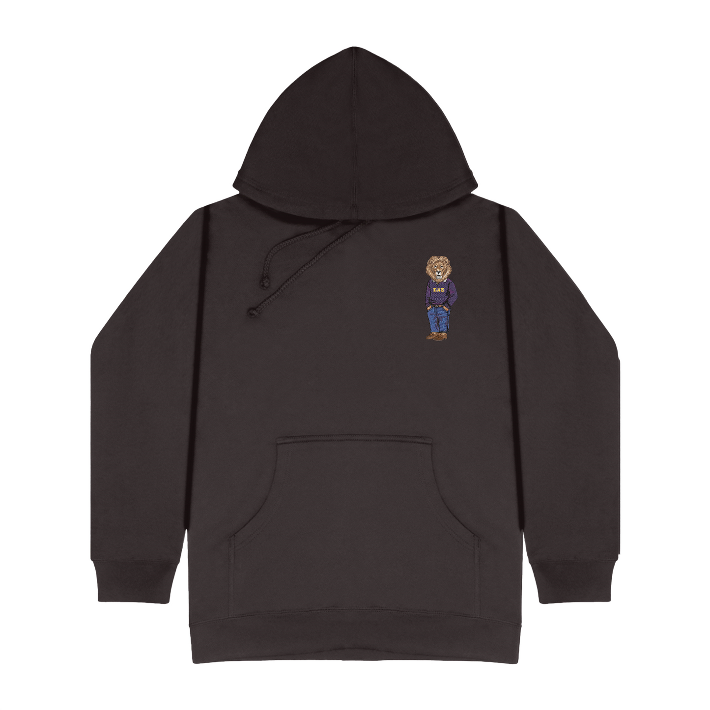 Sigma Alpha Epsilon Lion Original Embroidered Hoodie