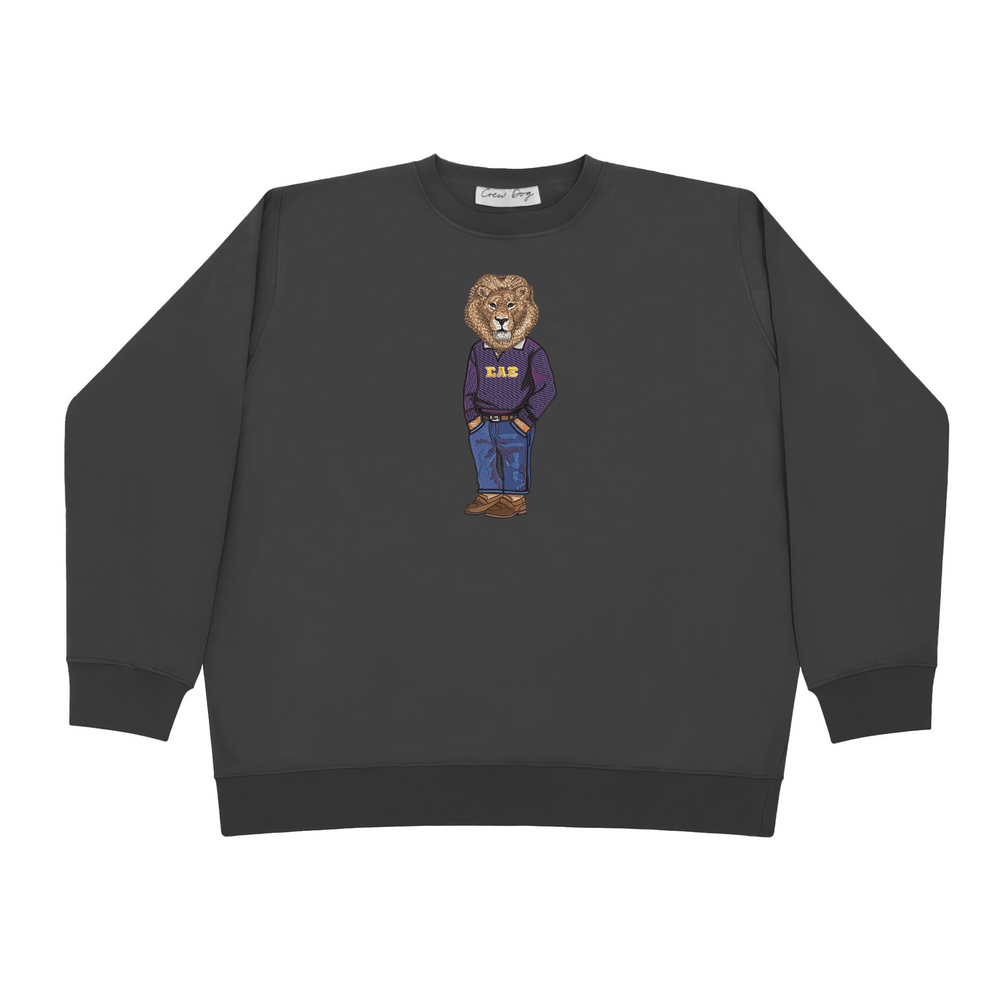 ΣΑΕ Lion Original Embroidered Crewneck