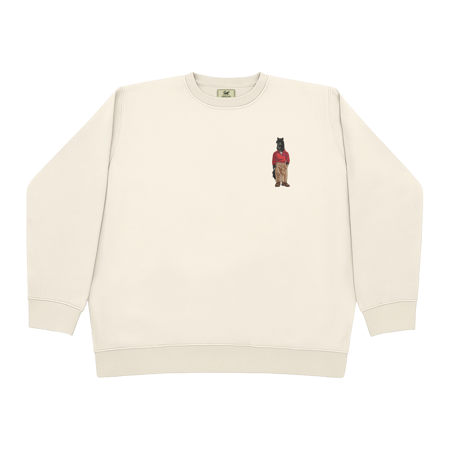 SMU Original Embroidered Crewneck