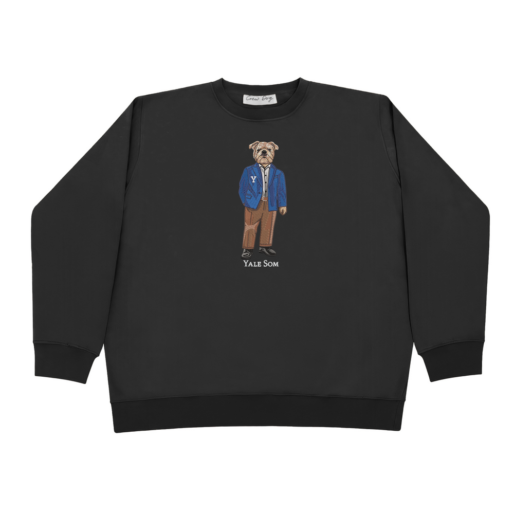 Yale SOM Businessman Embroidered Crewneck
