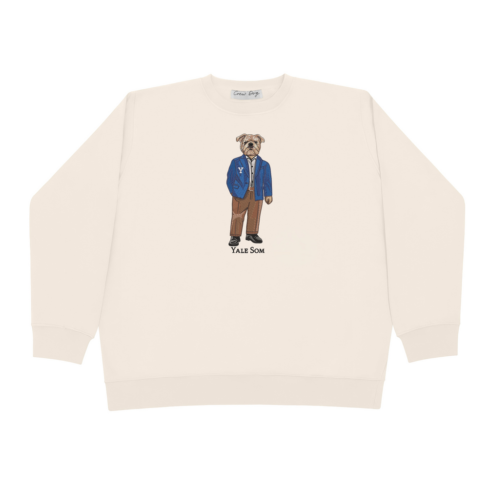 Yale SOM Businessman Embroidered Crewneck