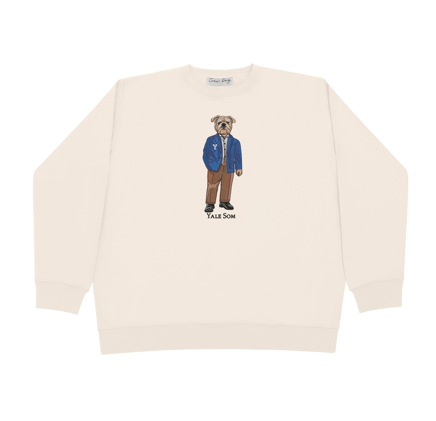 Yale SOM Businessman Embroidered Crewneck