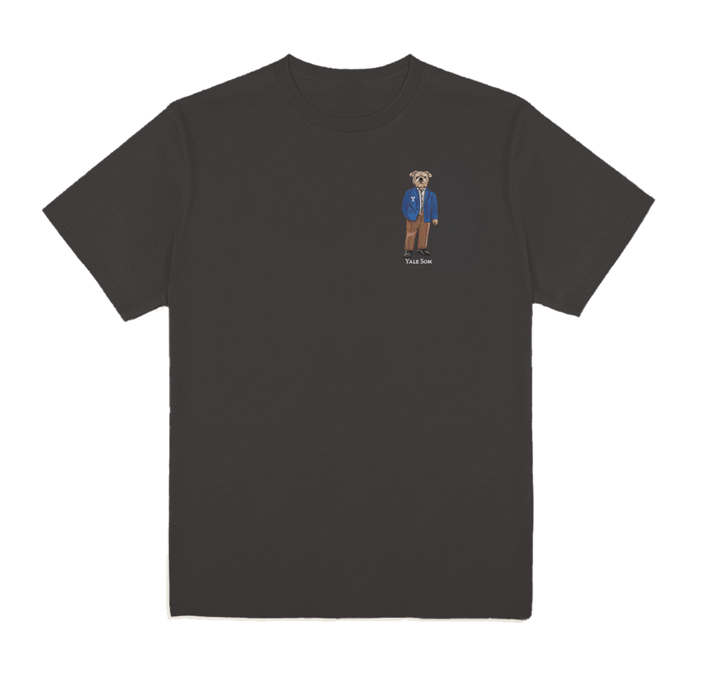 Yale SOM Businessman Embroidered Tee