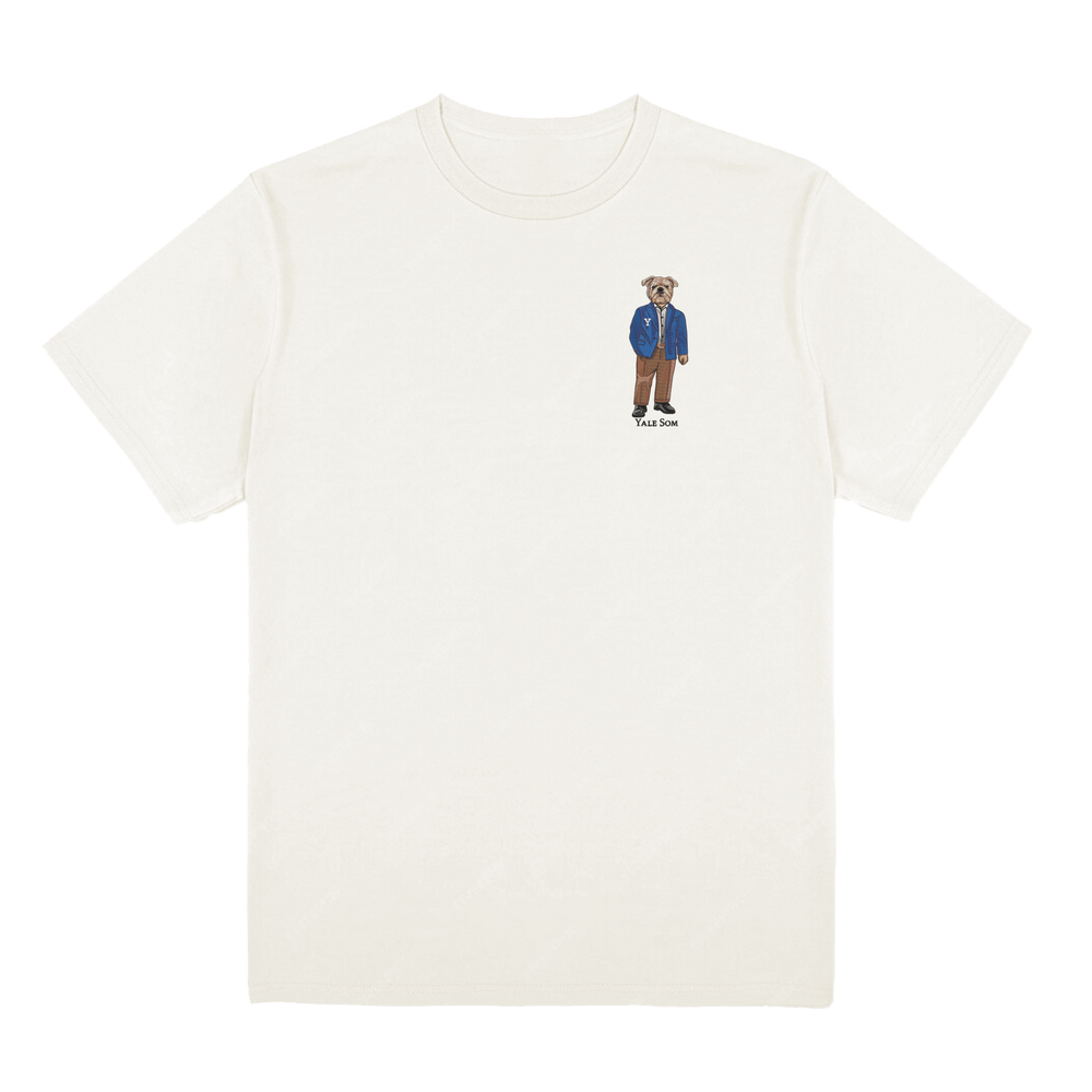 Yale SOM Businessman Embroidered Tee