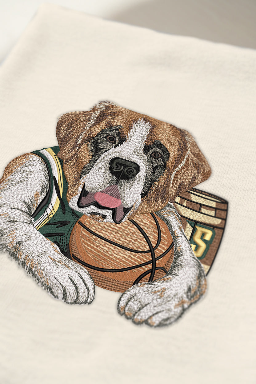 Siena Basketball Embroidered Tee