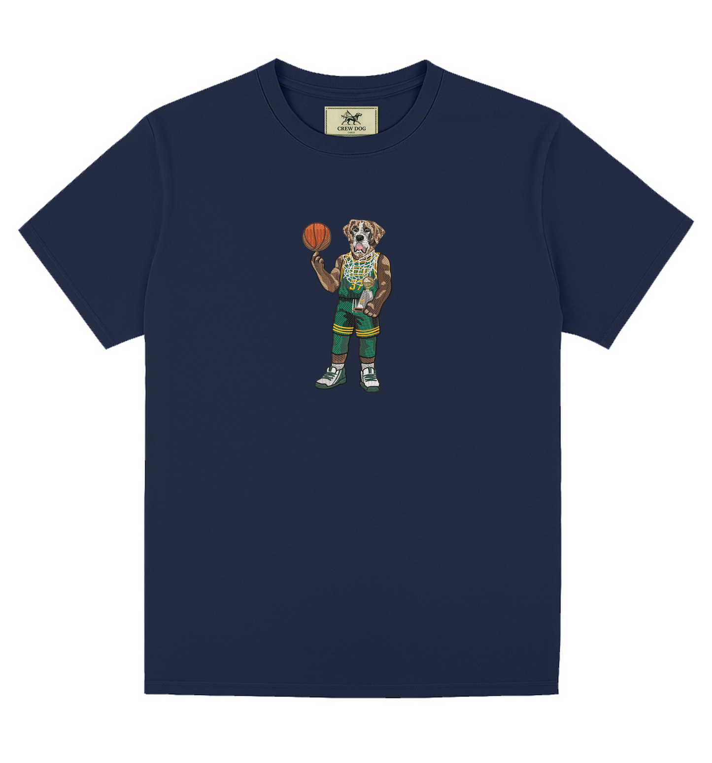 Siena Basketball Net Embroidered Tee