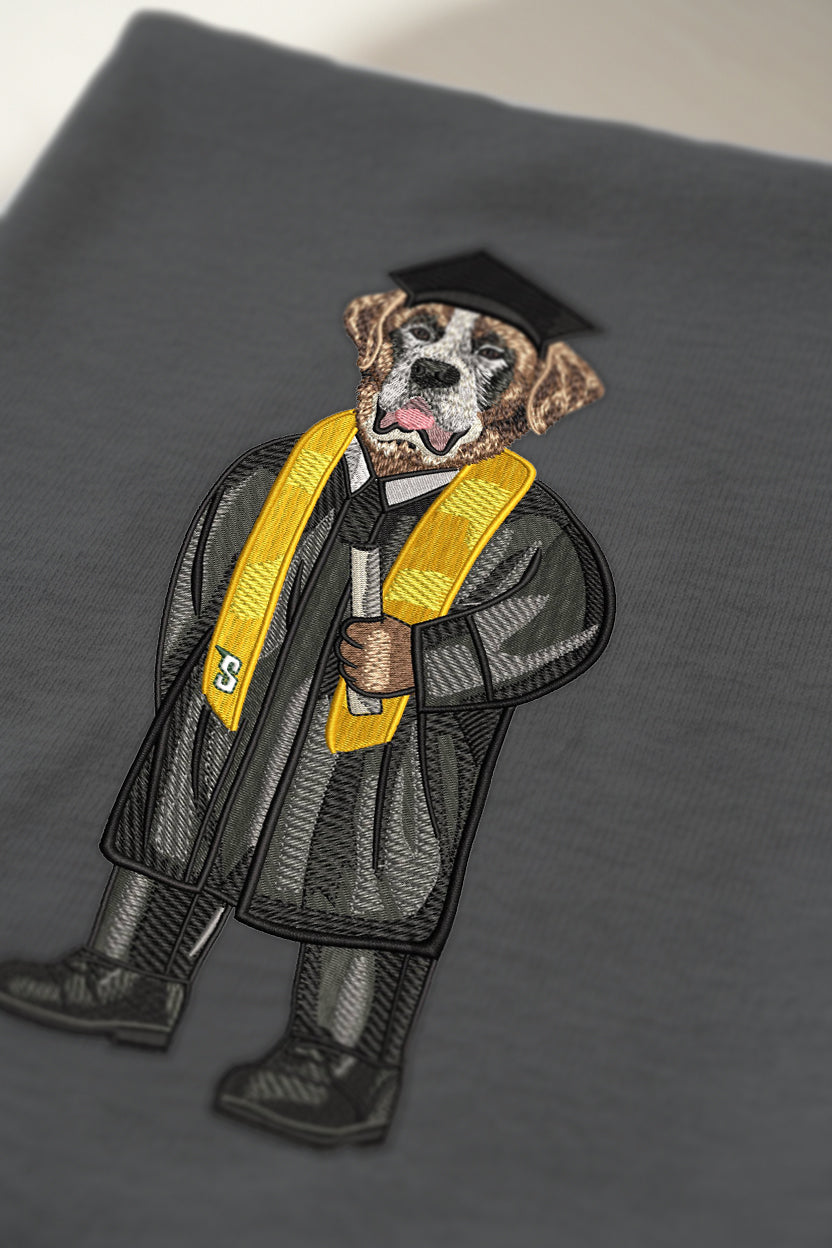 Siena Graduation Embroidered Crewneck