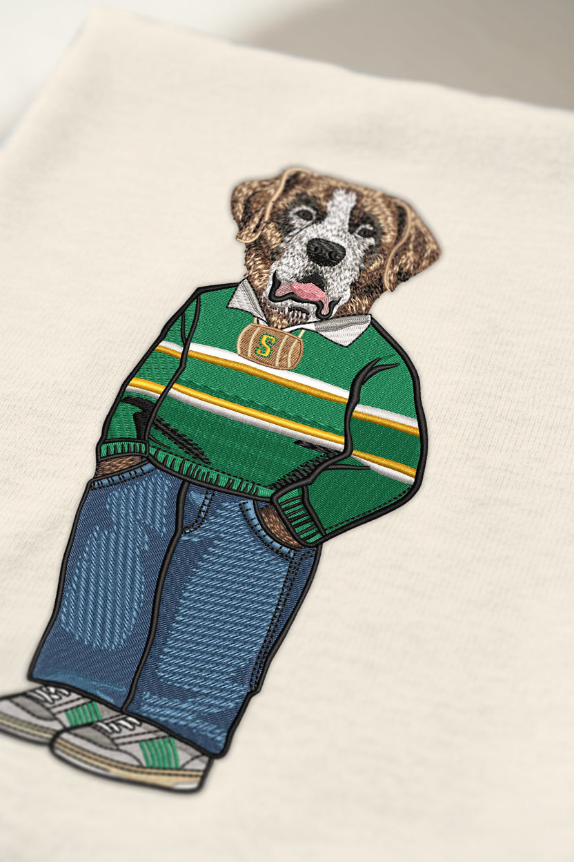 Siena University Embroidered Crewneck